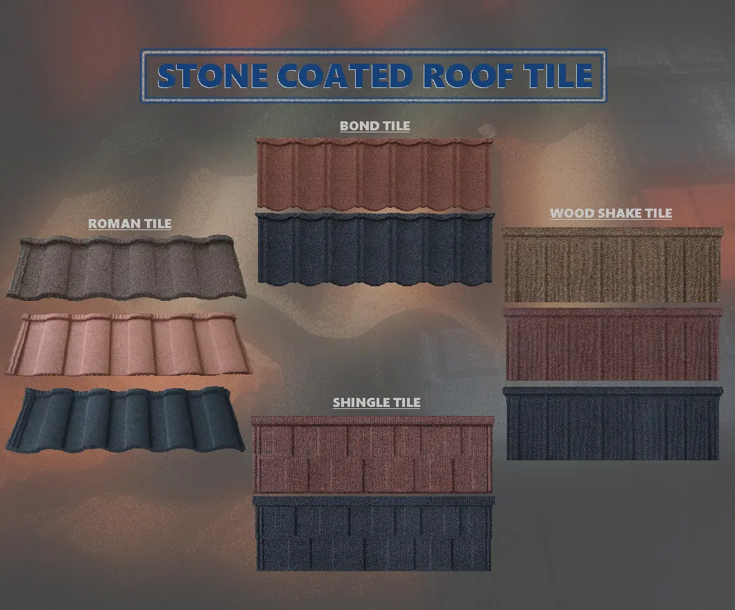 Stone Coated Roof Tiles